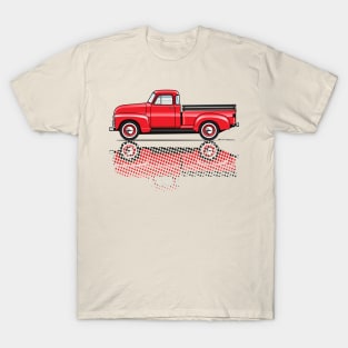 Vintage Red Truck T-Shirt